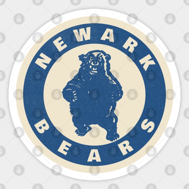 Retro Newark Bears Baseball Sticker by LocalZonly